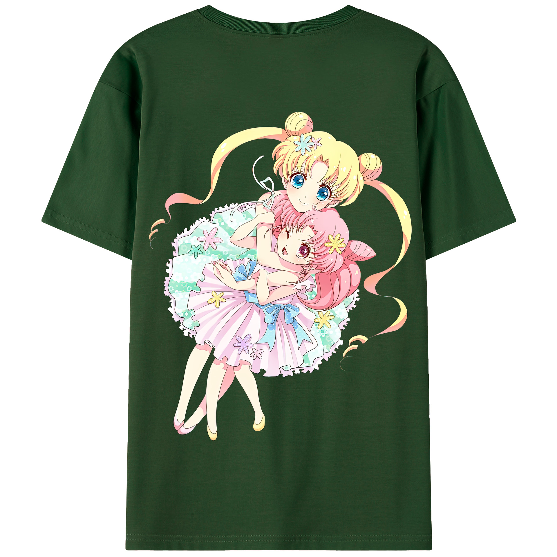 （画像用） 美少女戦士セーラームーン 愛野 美奈子 あいの みなこ Sailor Moon Aino Minako 綿100％半袖Tシャツ（背面プリント）